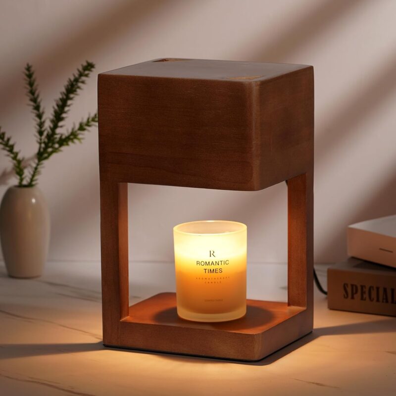 Funistree Candle Warmer Lamp With Timer Wooden Funistree