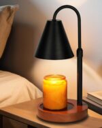 Funistree A4-Black Candle Warmer Lamp With Timer Dimmable