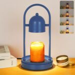 Bunistree Birdcage Blue Candle Warmer Lamp with Timer