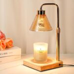 Funistree Gilded Amber Modern Candle Warmer Lamp