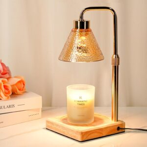 Funistree Gilded Amber Modern Candle Warmer Lamp