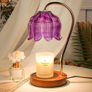 Funistree Purple Candle Warmer Lamp with Timer