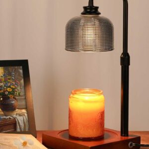 Funistree A5-Black Candle Warmer Lamp with Timer Dimmable
