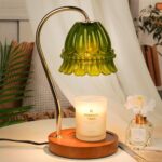 Funistree Green Dimmable Candle Warmer Lamp with Timer