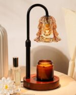 Funistree Amber Small Candle Warmer Lamp with Timer