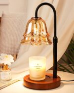 Funistree Camellia Candle Warmer Lamp with Timer & Dimmer