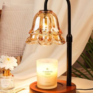 Funistree Camellia Candle Warmer Lamp with Timer & Dimmer