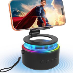 White Elephant Gifts for Men Dad Him Husband Christmas, Cell Phone Stand with Wireless Bluetooth Speaker, Anniversary Birthday Gifts for Teen Boy Boyfriend Women, Tech Mens Stocking Stuffers Gifts