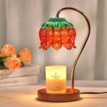 Strawberry Candle Warmer Lamp, Cute Candle Lamp with Timer & Dimmable, Birthday Christmas Gifts for Women Mom, House Warming Gift New Home, Lotus Wax Melt Warmer for Yankee Village Candles